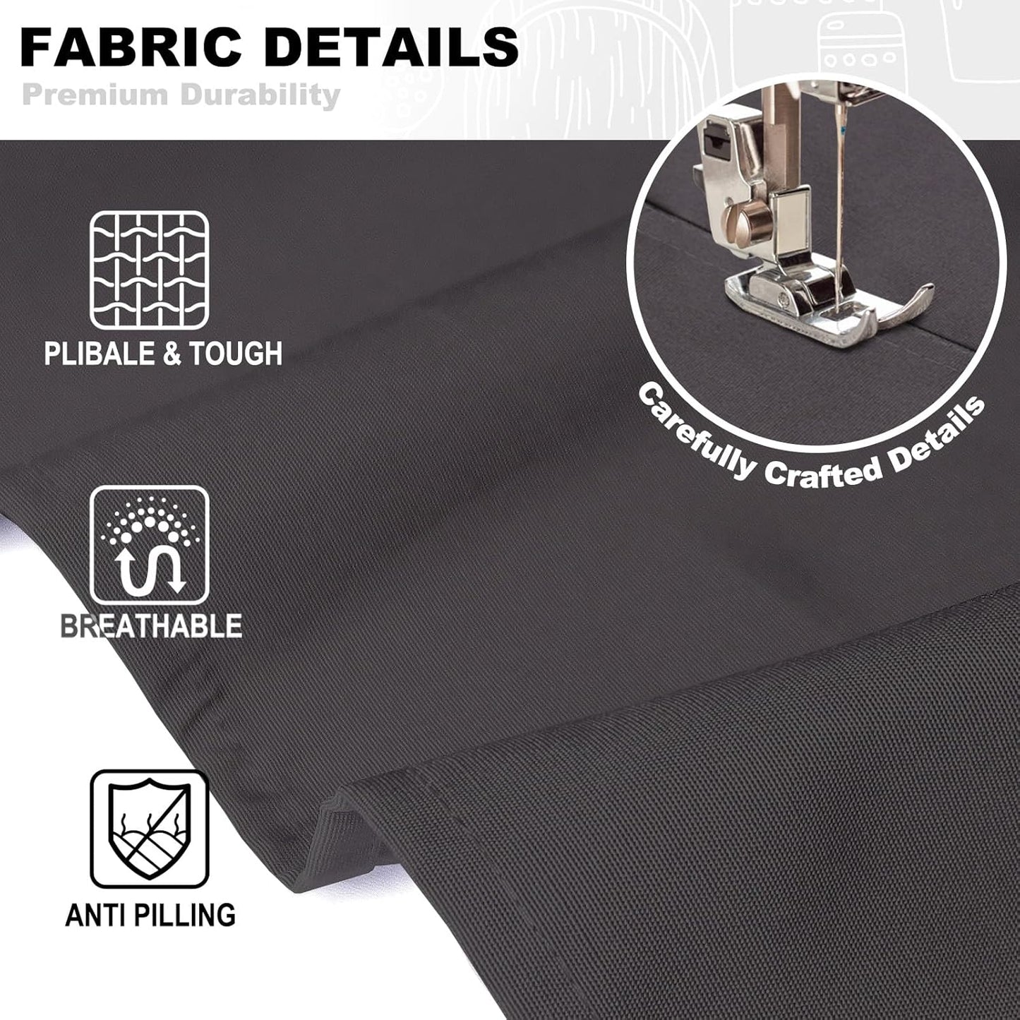 chef apron bib tool apron for man woman cross back straps with 4 pocke