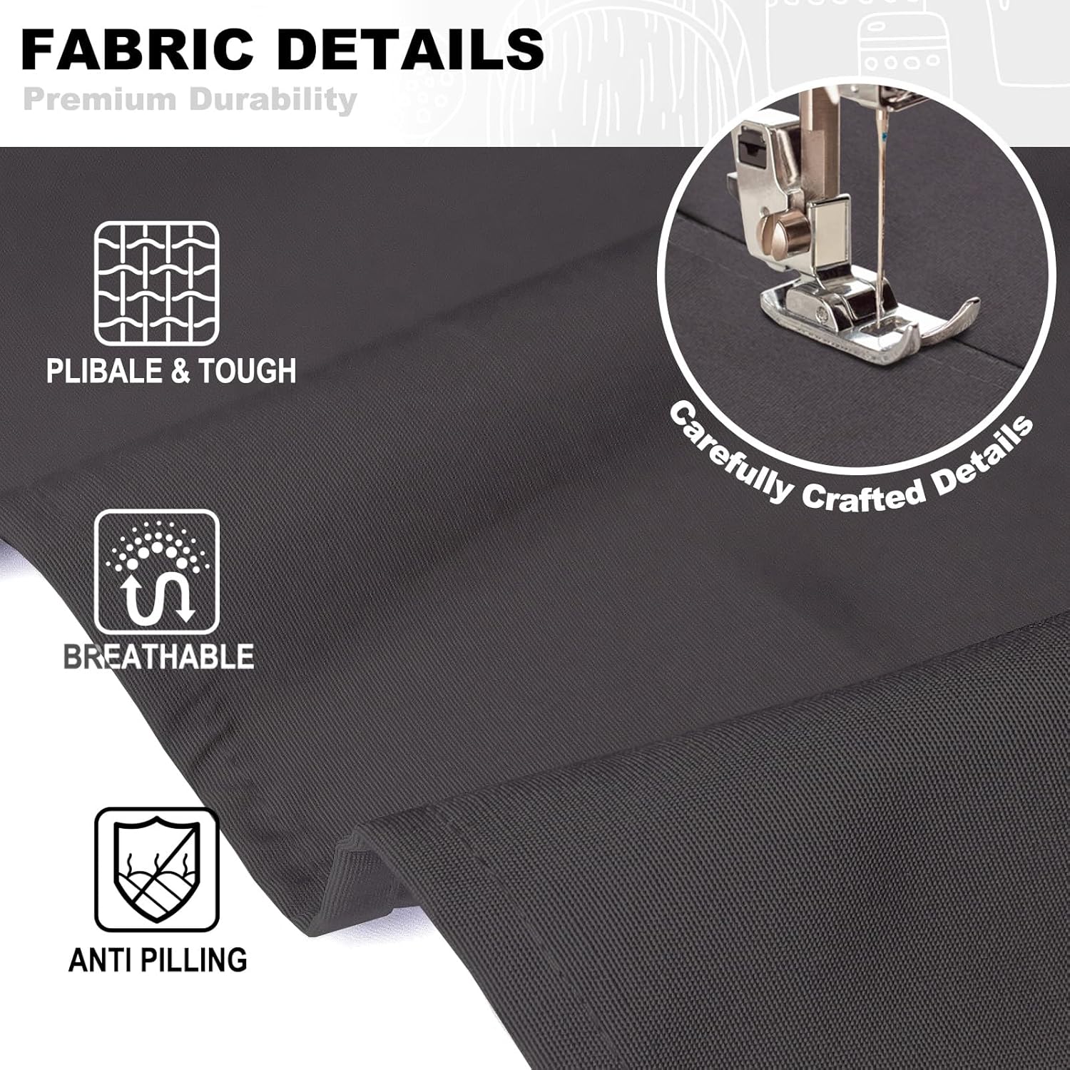 chef apron bib tool apron for man woman cross back straps with 4 pocke