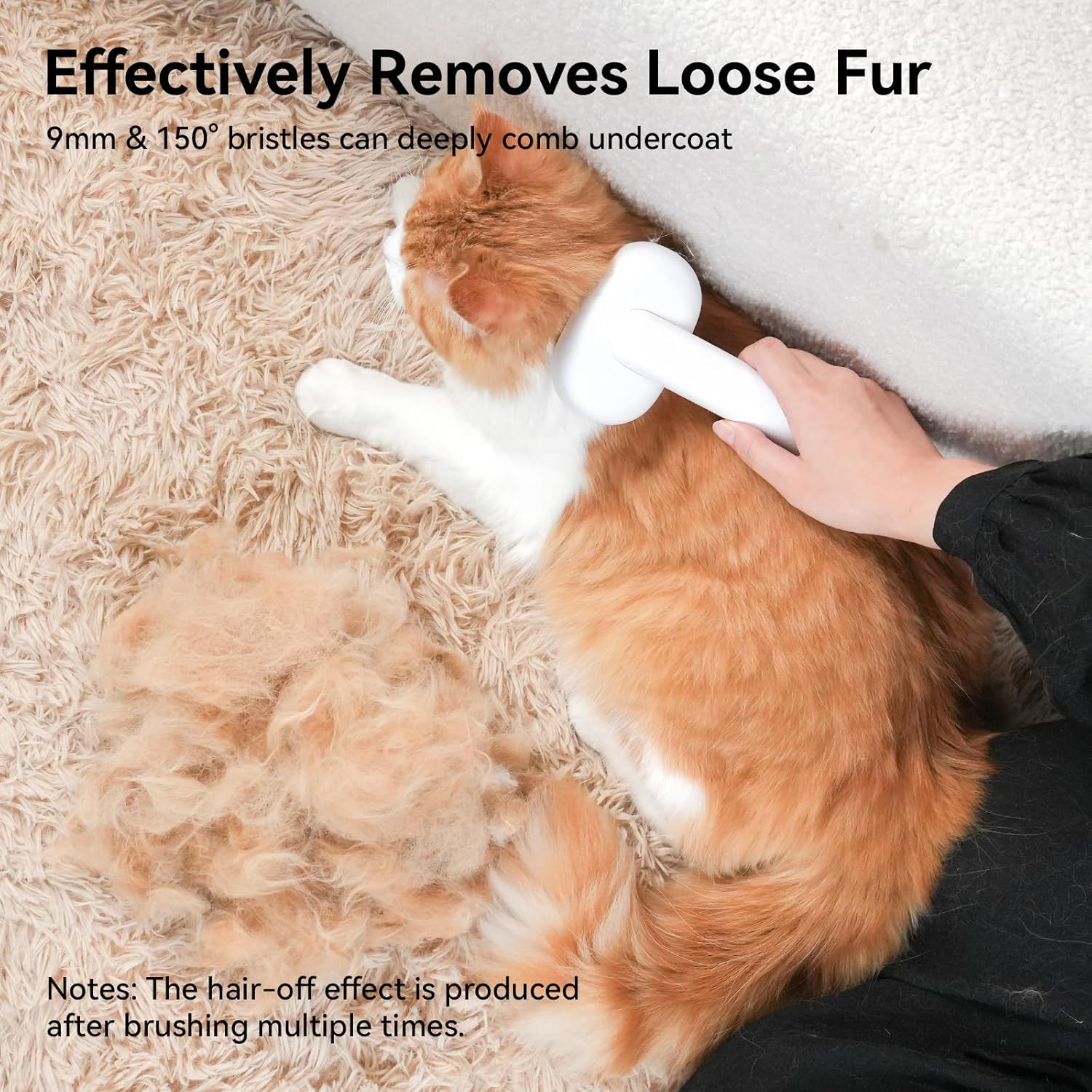Aumuca Cat Brush for Shedding, Cat Brushes for Indoor Cats, Cat Brush 
