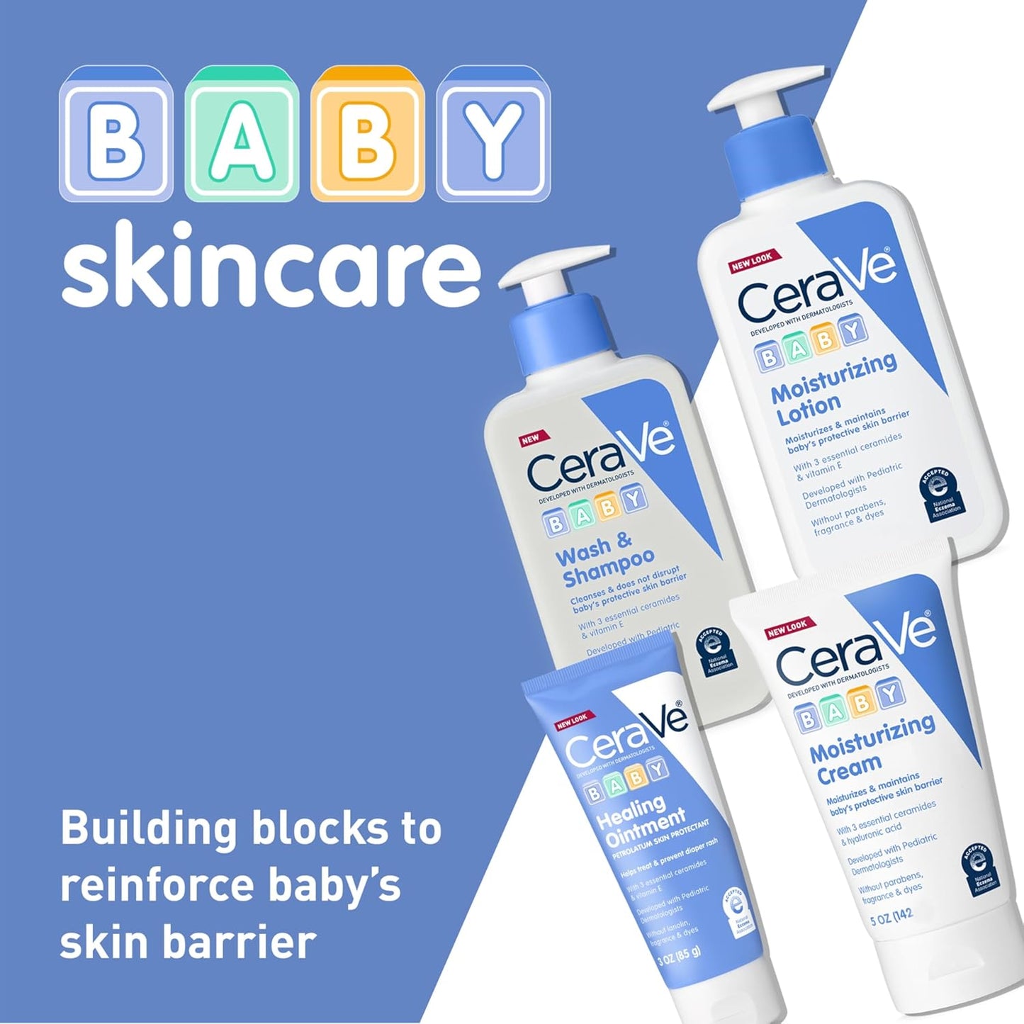 CeraVe Baby Wash & Shampoo, Fragrance, Paraben, & Sulfate Free Shampoo