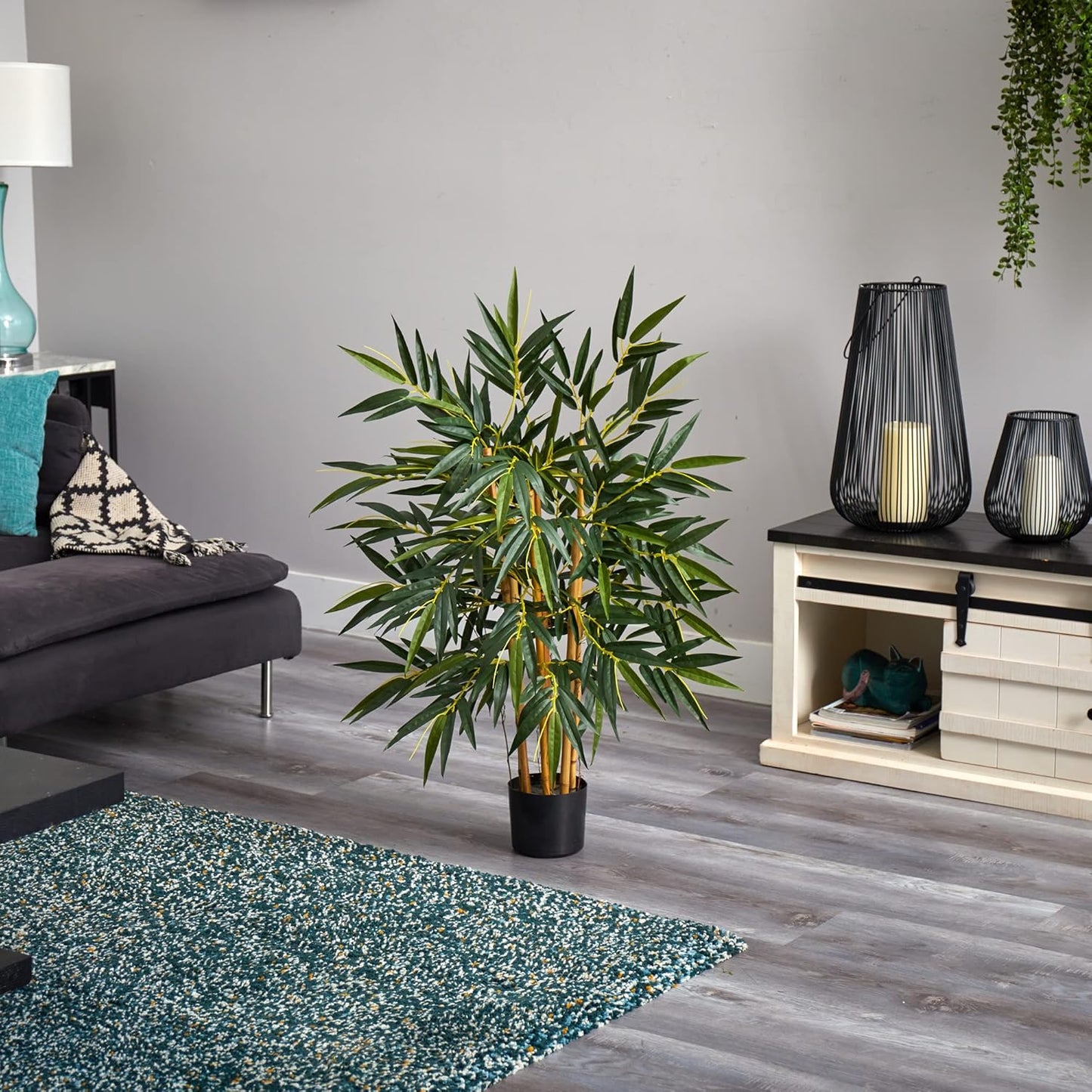 Nearly Natural 3ft. Biggy Bamboo Silk Tree