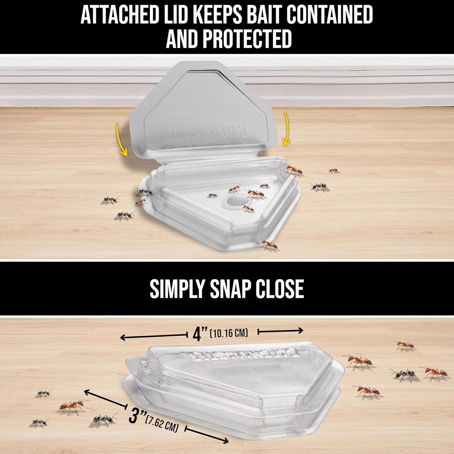 Catchmaster DEFIANT Reusable Heavy Duty Ant Traps Indoor & Outdoor Ref
