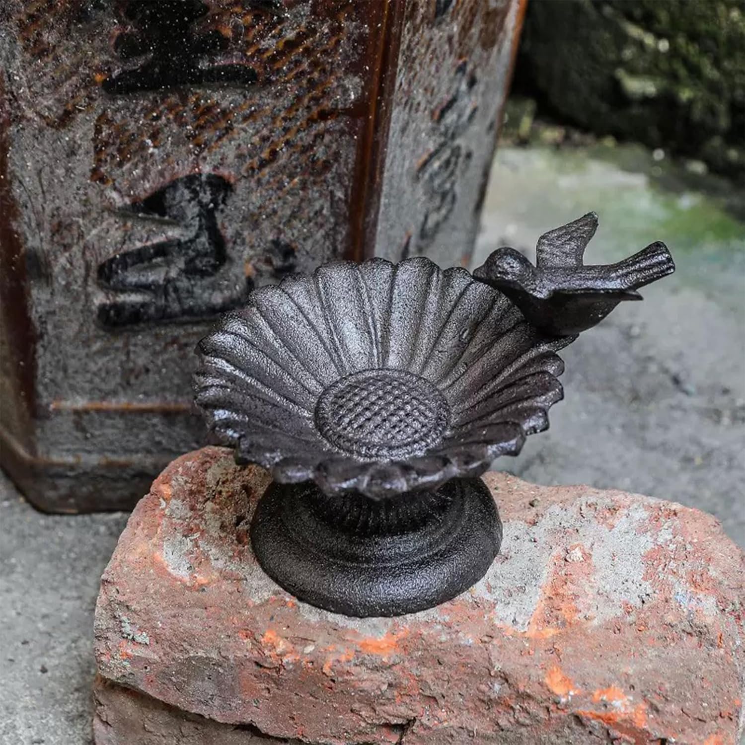 Cast Iron Bird Feeder Tray – Vintage Style Bird Feeder, Heavy Duty, We