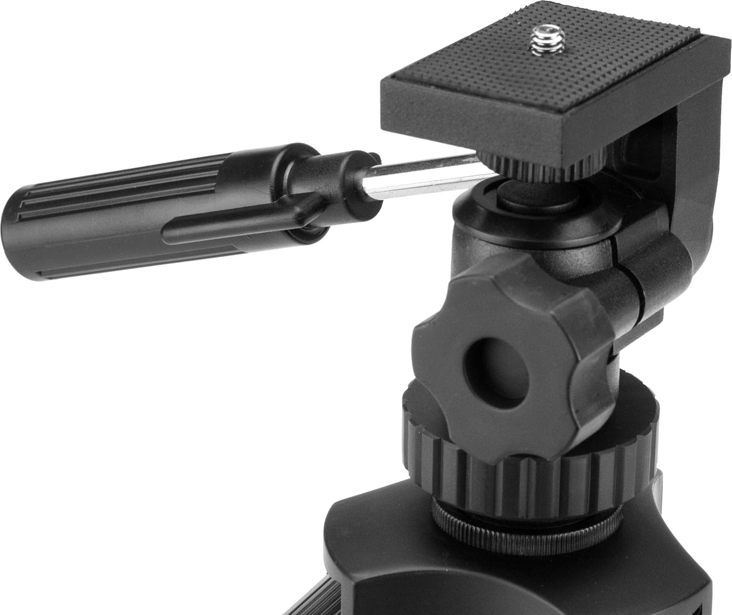 BARSKA AF13270 Heavy Duty Table Top Tripod for Cameras, Binoculars, Spotting Scopes, and More, Black, One Size, Adjustable Height Min-Max: 10.25" - 14"
