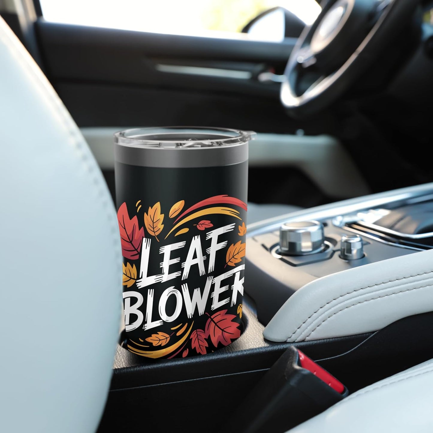 Funny Leaf blower Fall Landscaping Joke Gardening Stainless Steel Insulated Tumbler