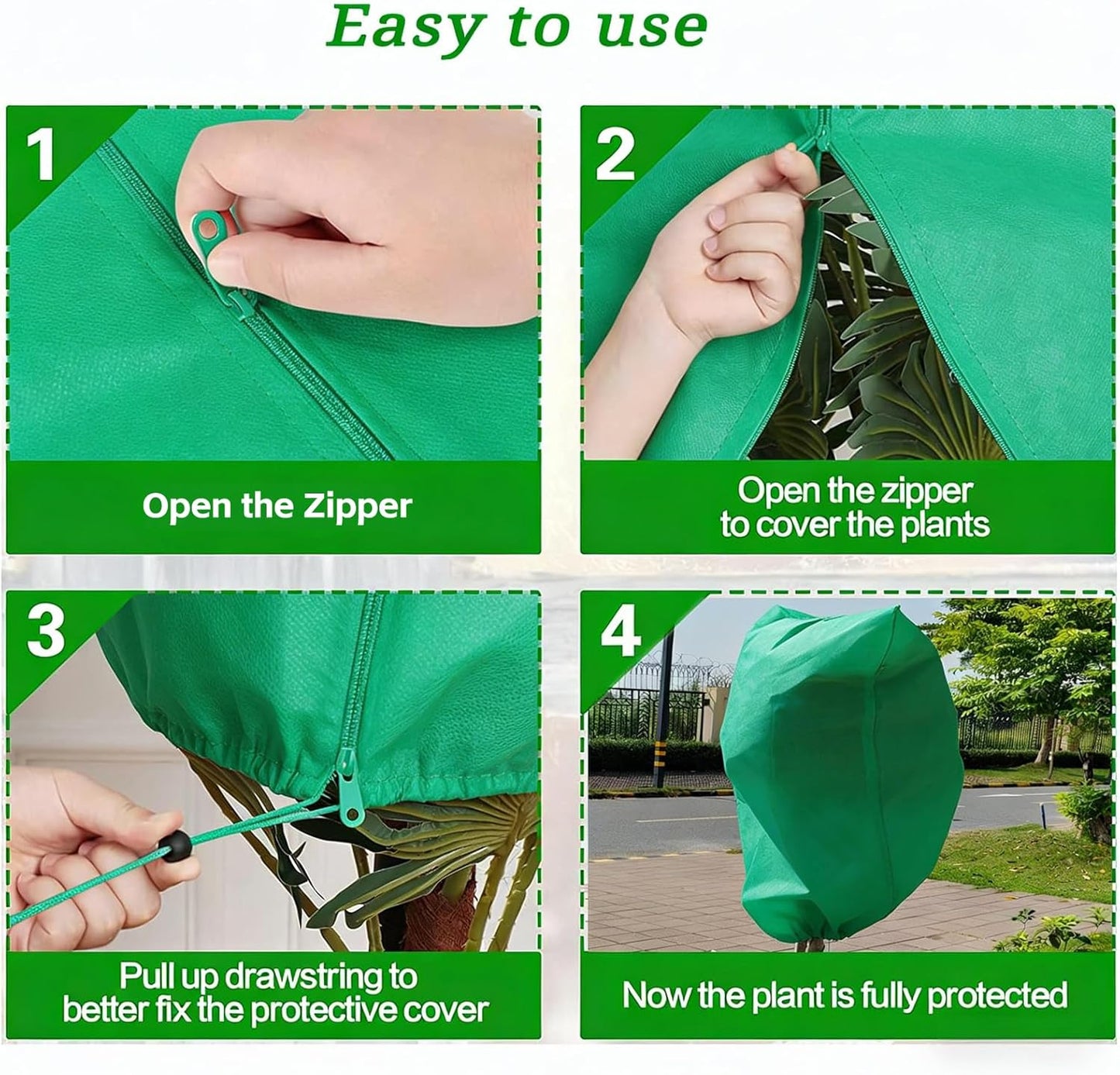 Plant Covers Freeze Protection-78"W x 95"H Extra Large Frost Blankets 
