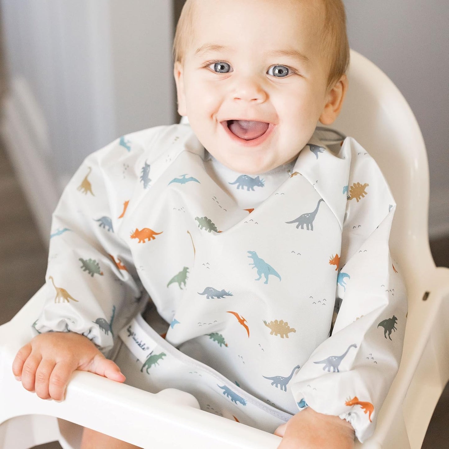Tiny Twinkle Long Sleeve Bib for Babies & Toddlers | Waterproof Smock 