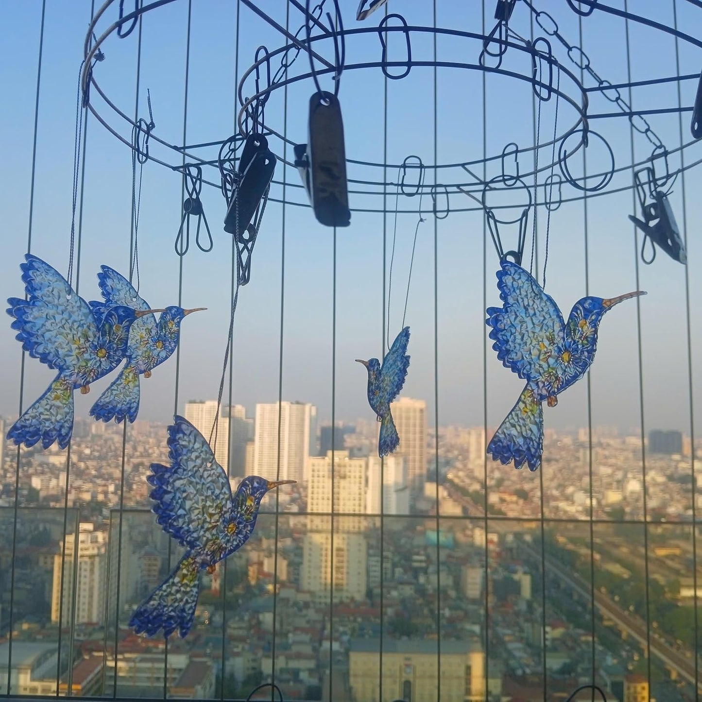 Hummingbird Gifts for Women – Hummingbird Suncatcher for Window – Acrylic Suncatcher Birds Decor – Gifts for Girls, Friends - Humming Bird Gifts Ideas - Valentines Tree Ornaments