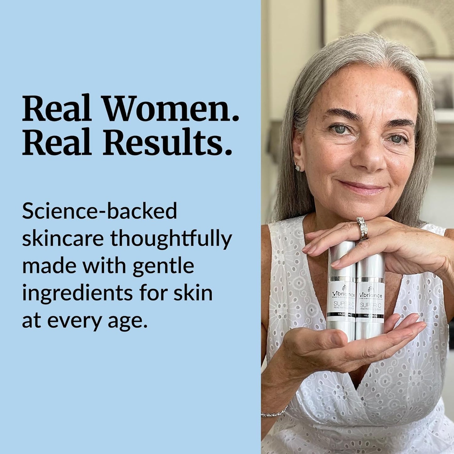 Vibriance Super C Serum for Mature Skin - All-in-One Vitamin Formula H
