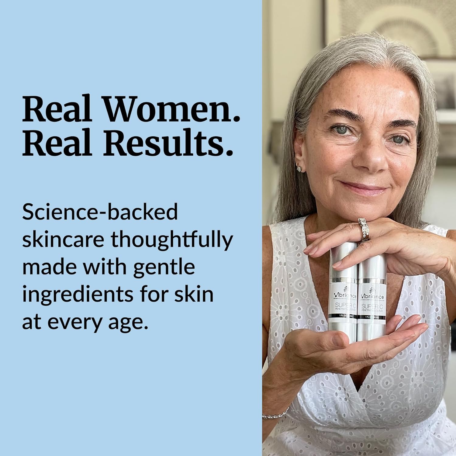 Vibriance Super C Serum for Mature Skin - All-in-One Vitamin Formula H