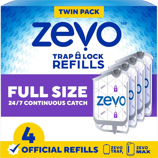 Zevo Flying Insect Trap Official Refill Cartridges - Fits Both Zevo Tr