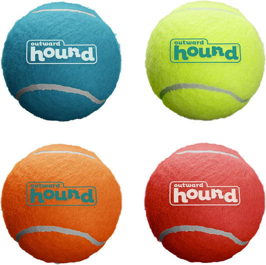 Outward Hound Squeaker Ballz – Squeaky Tennis Balls for Dogs Under 50 