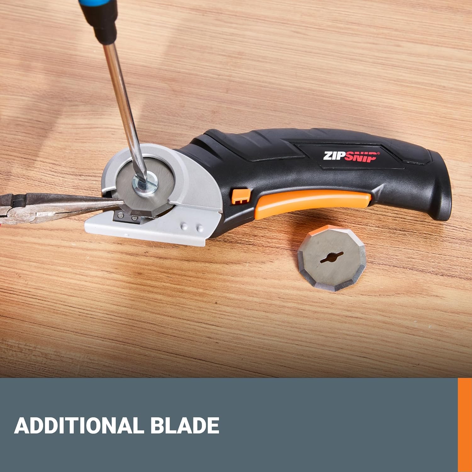 Worx Zipsnip Cordless Electric Scissors, Rechargeable Cardboard Box Cu