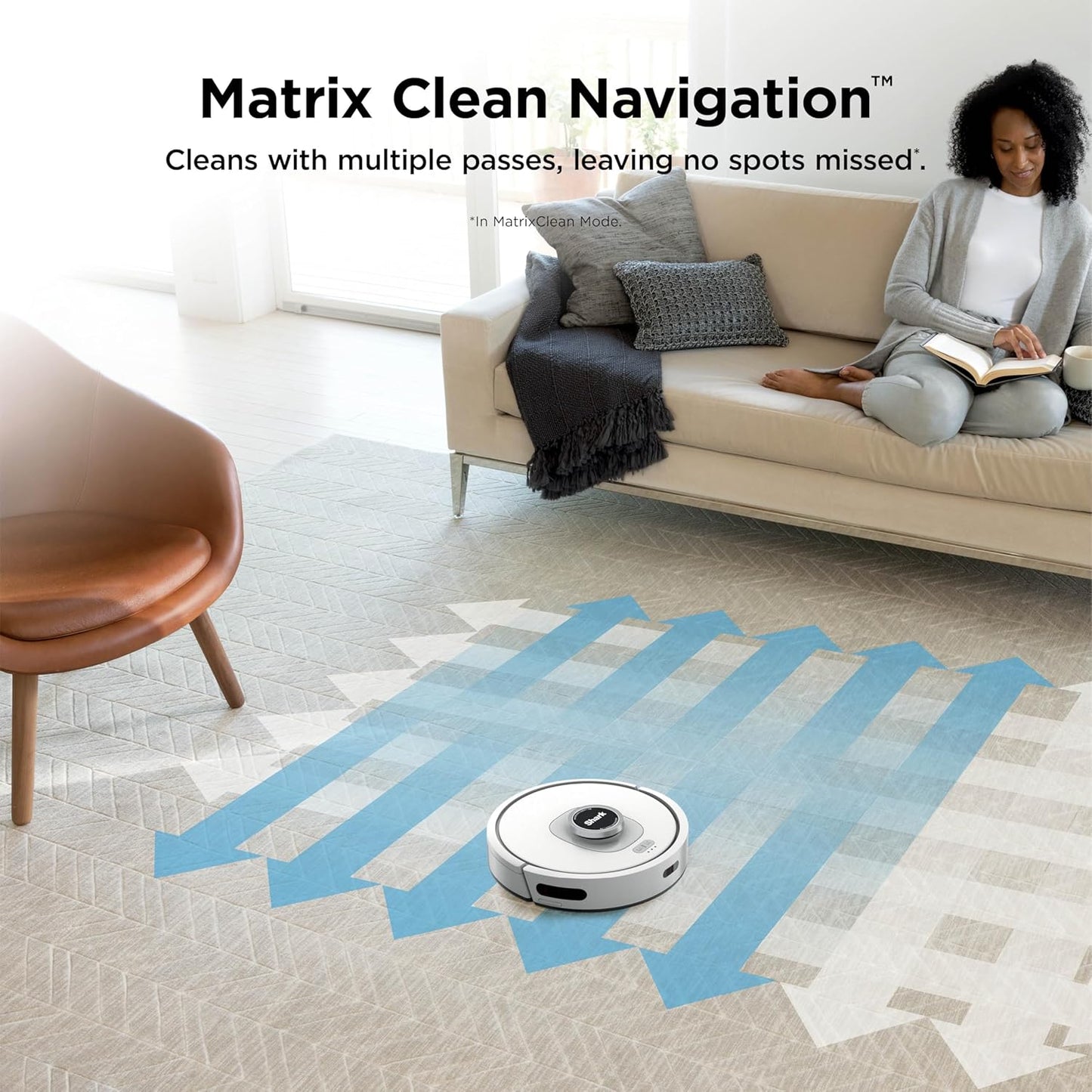 Shark AI Ultra Voice Control Robot Vacuum with Matrix Clean Navigation, Home Mapping, 60-Day Capacity, XL Self-Empty Base for Homes with Pets, Carpet & Hard Floors, Cool Grey, AV2511AE