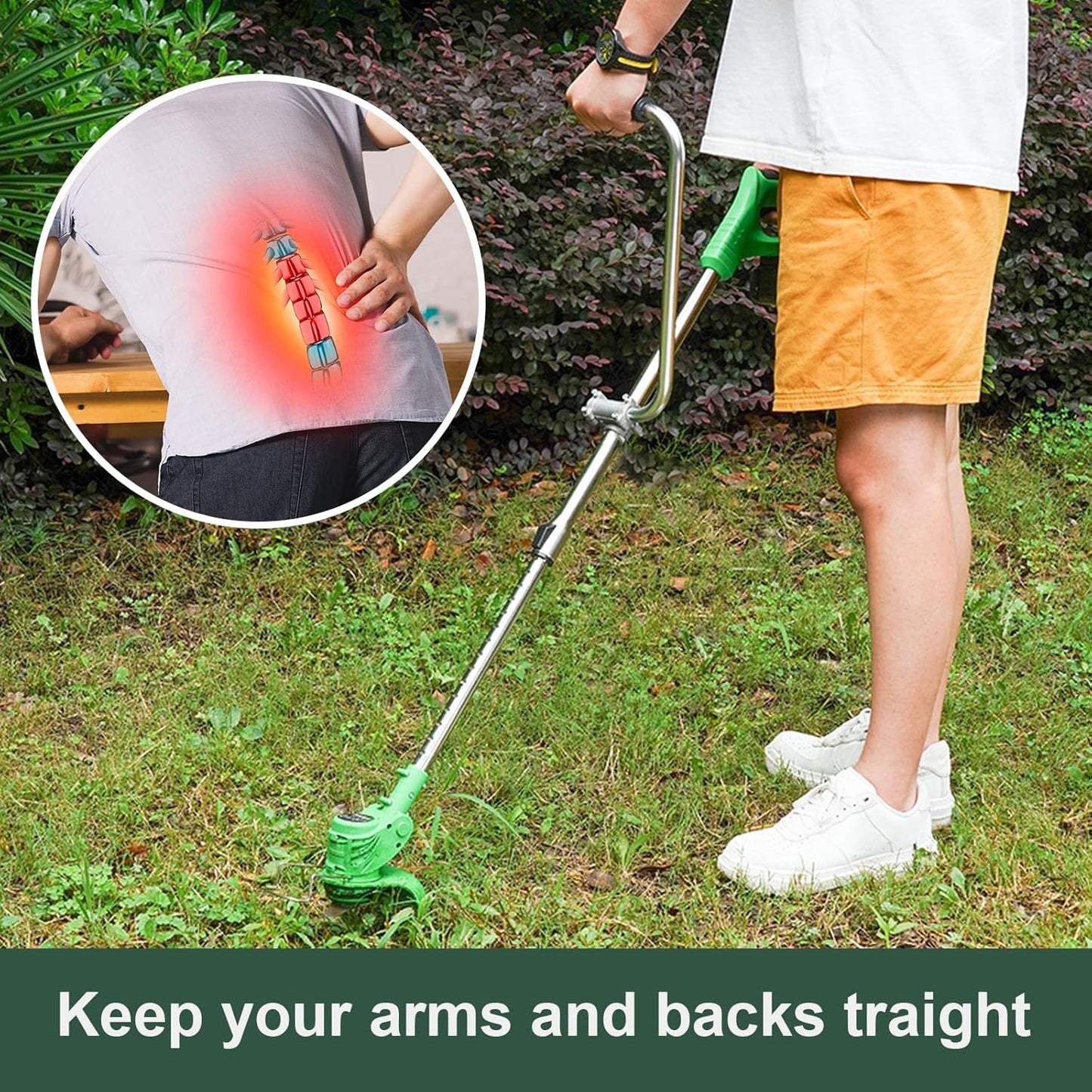 2PCS Weed Eater Handle - String Trimmer Handle, Ergonomic Trimmer Grip