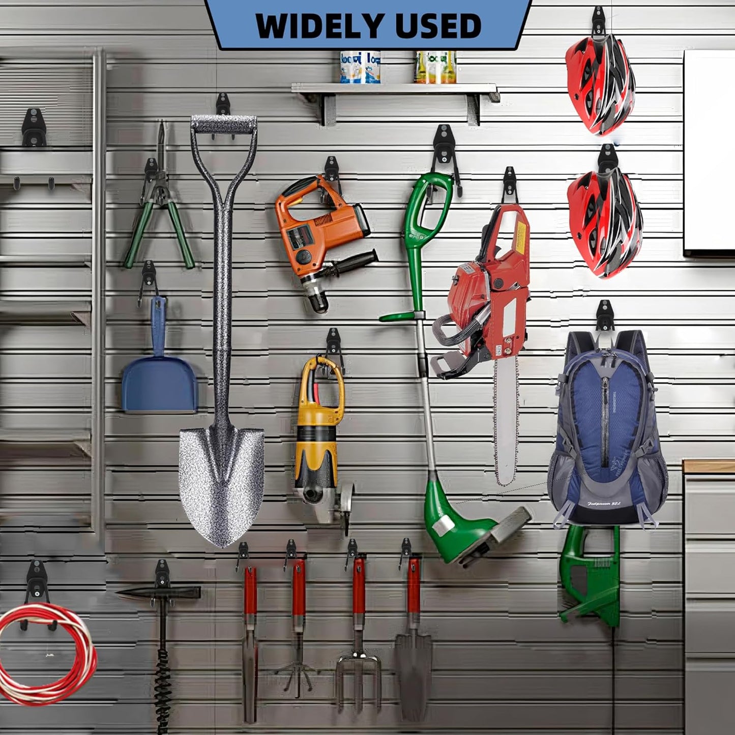 Wall Mount Heavy Duty Garage Hooks (2-Pack) – Wall Mounted Storage Hoo