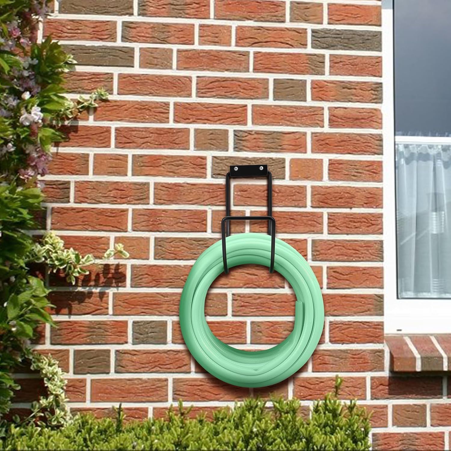 Garden Hose Holder Wall Mount,Heavy Duty Hose Hook Hanger for Water Ho