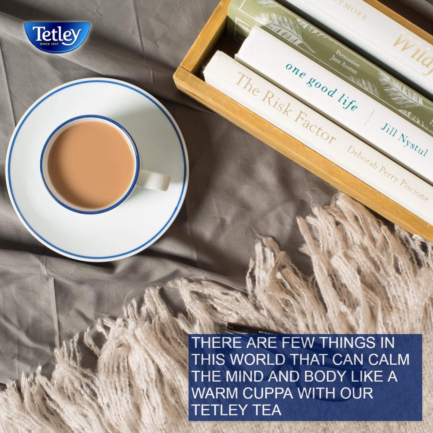 Tetley British Blend Premium Black Tea, 320 Teabags, Rainforest Alliance Certified