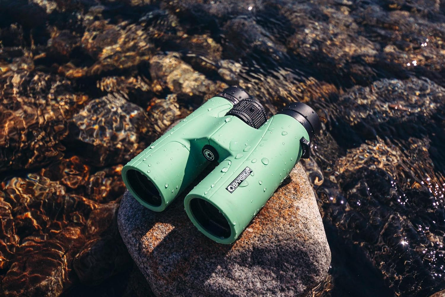 Barska Crush 10x42 Binoculars – Lightweight, Compact & Shockproof Design in Bright Colors for Hiking, Travel, Concerts, Sports, Great Gift Idea – Case & Strap Included