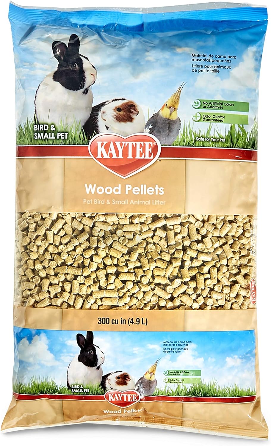 Kaytee Wood Pellets Pet Bird & Small Animal Litter for Ferrets, Guinea