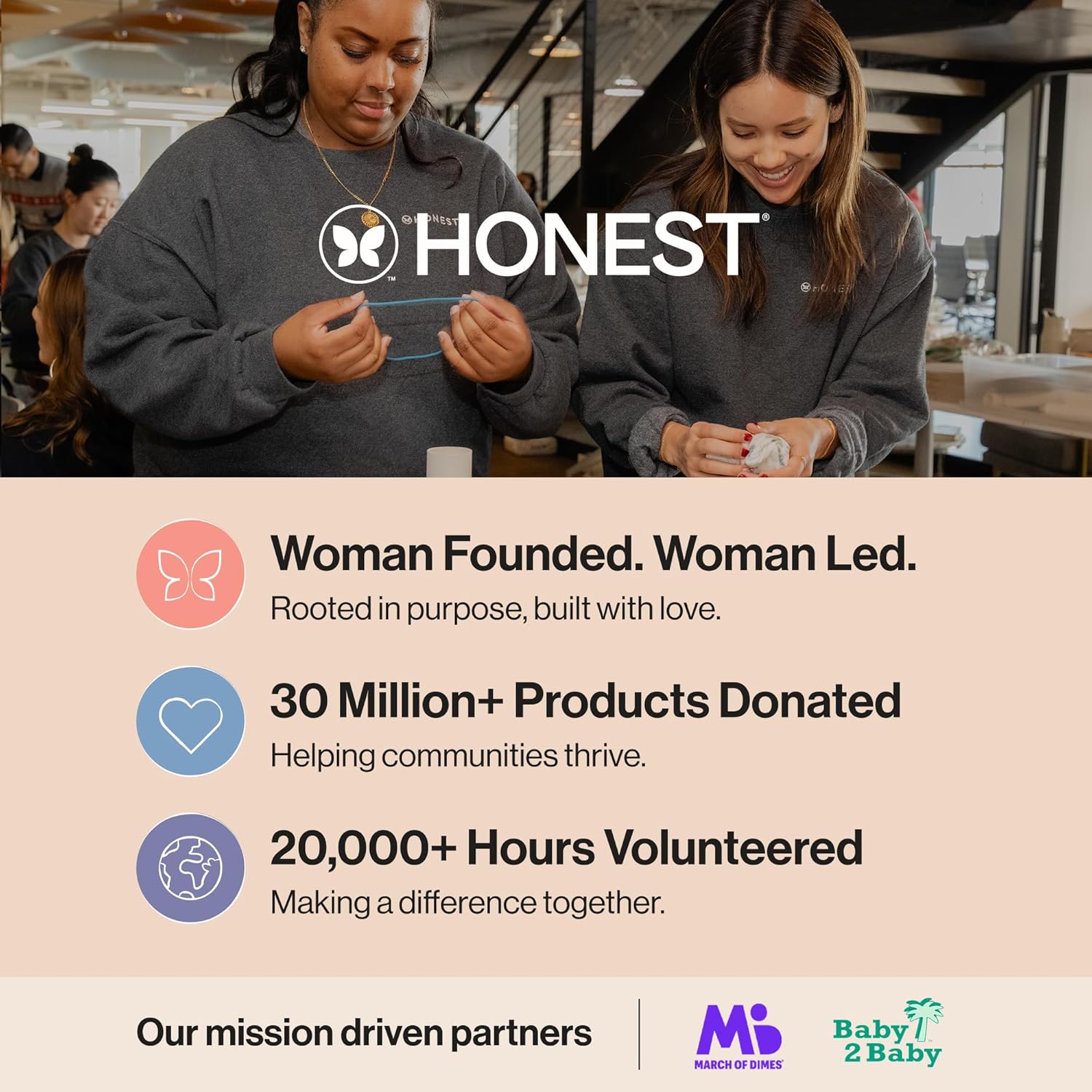 The Honest Company Hypoallergenic Multi-Use Baby Wipes for Sensitive S