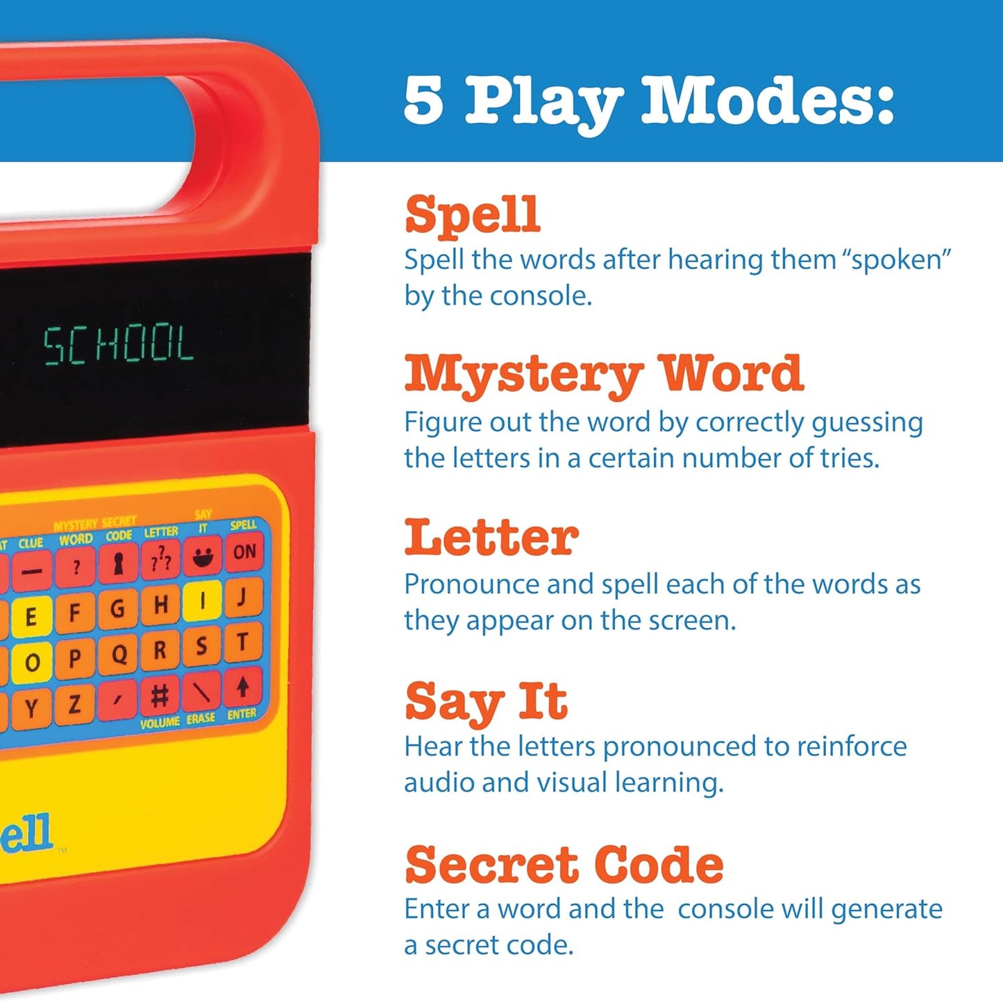 Speak & Spell Electronic Game - Educational Learning Toy, Spelling Gam