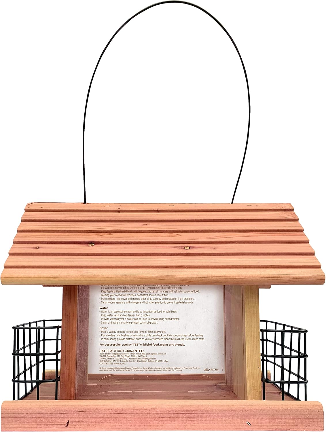 Kaytee Cedar Seed and Suet Feeder