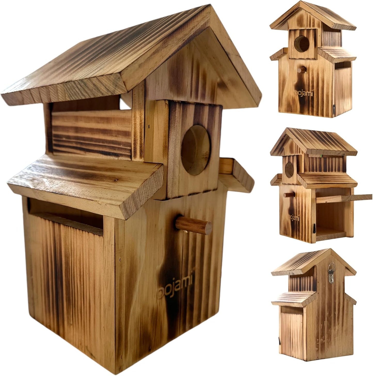 Bird House for Bluebird, Finch, Wren, Chickadee, Tree Swallow, Wild Bi