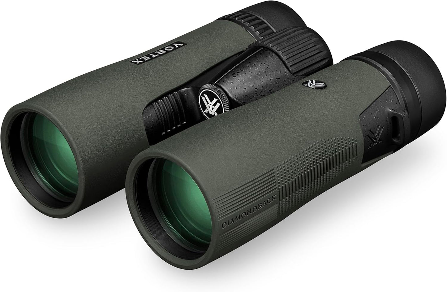 Vortex Optics Diamondback HD 10x42 Binoculars - HD Optical System, Non-slip Grip, Waterproof, Fogproof, Shockproof, Included GlassPak - Unlimited, Unconditional Warranty