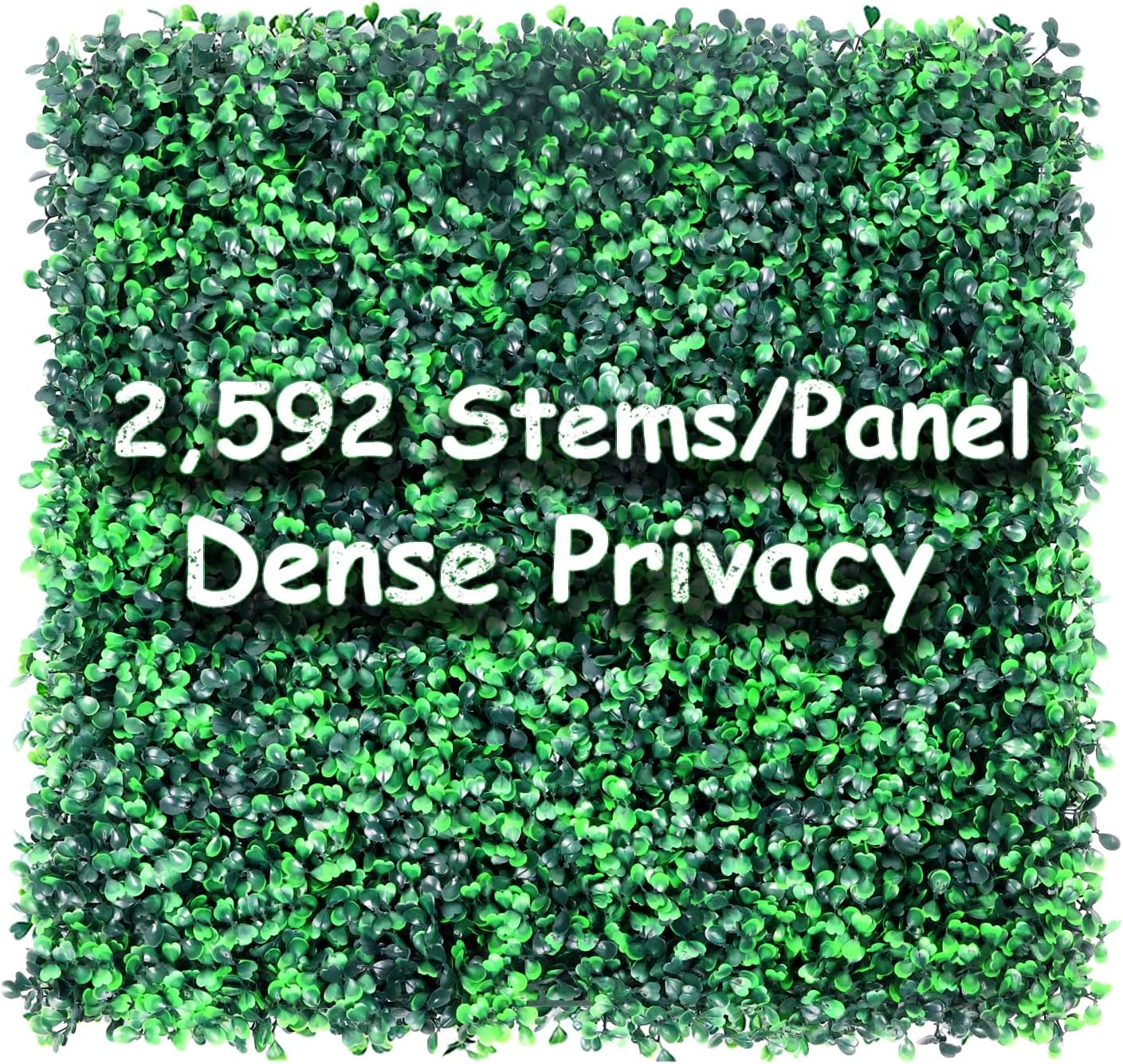 Heavy Duty Boxwood Panel 12 Pack 20"x20" - Artificial Grass Wall Panel