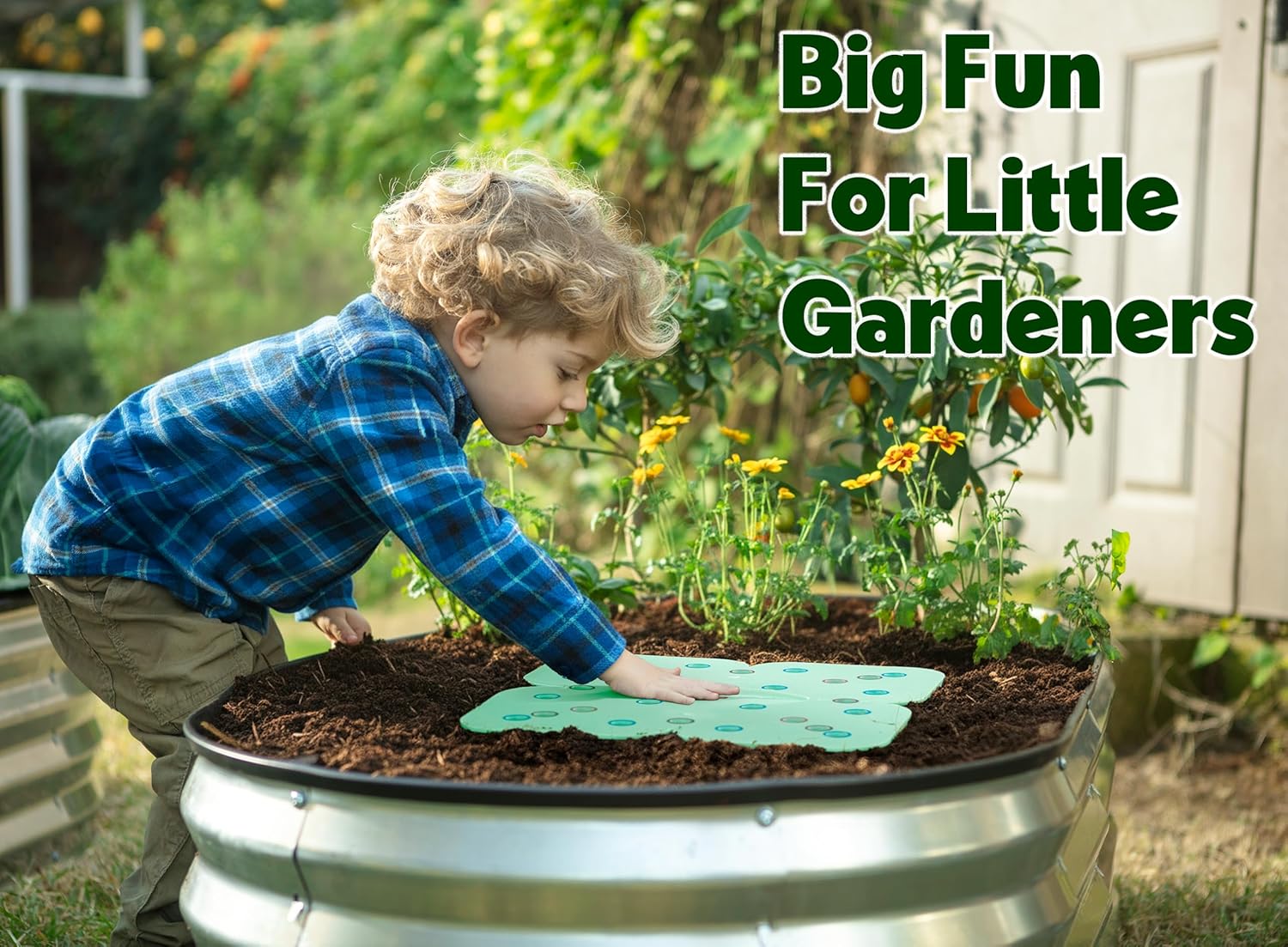 Seed and Seedling Spacer Tool for Garden // Square Foot Gardening Seed