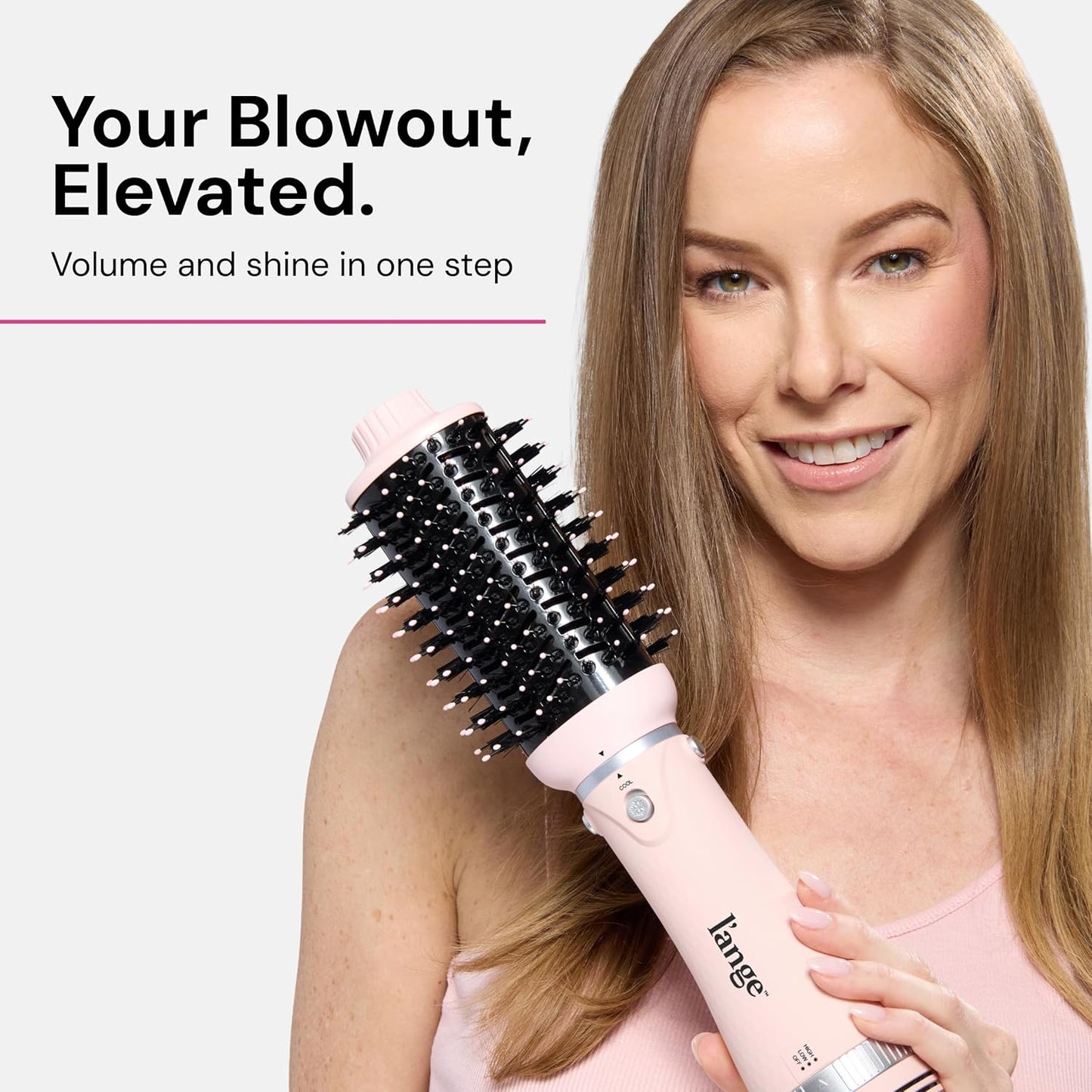 L'ANGE HAIR VolumeBoost 60mm 2-in-1 Ceramic Volumizing Brush Dryer | F