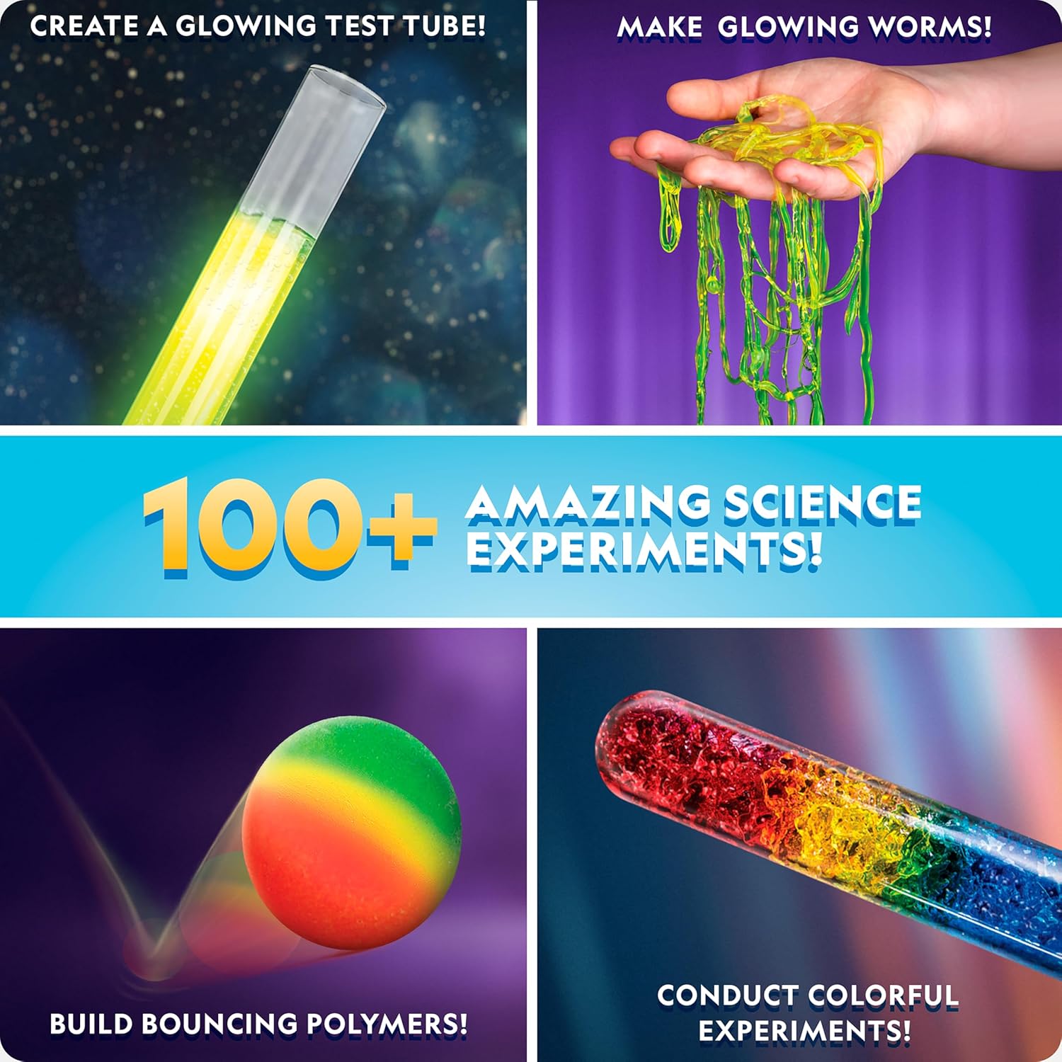 National Geographic Amazing Chemistry Set - Chemistry Kit with 100+ Sc