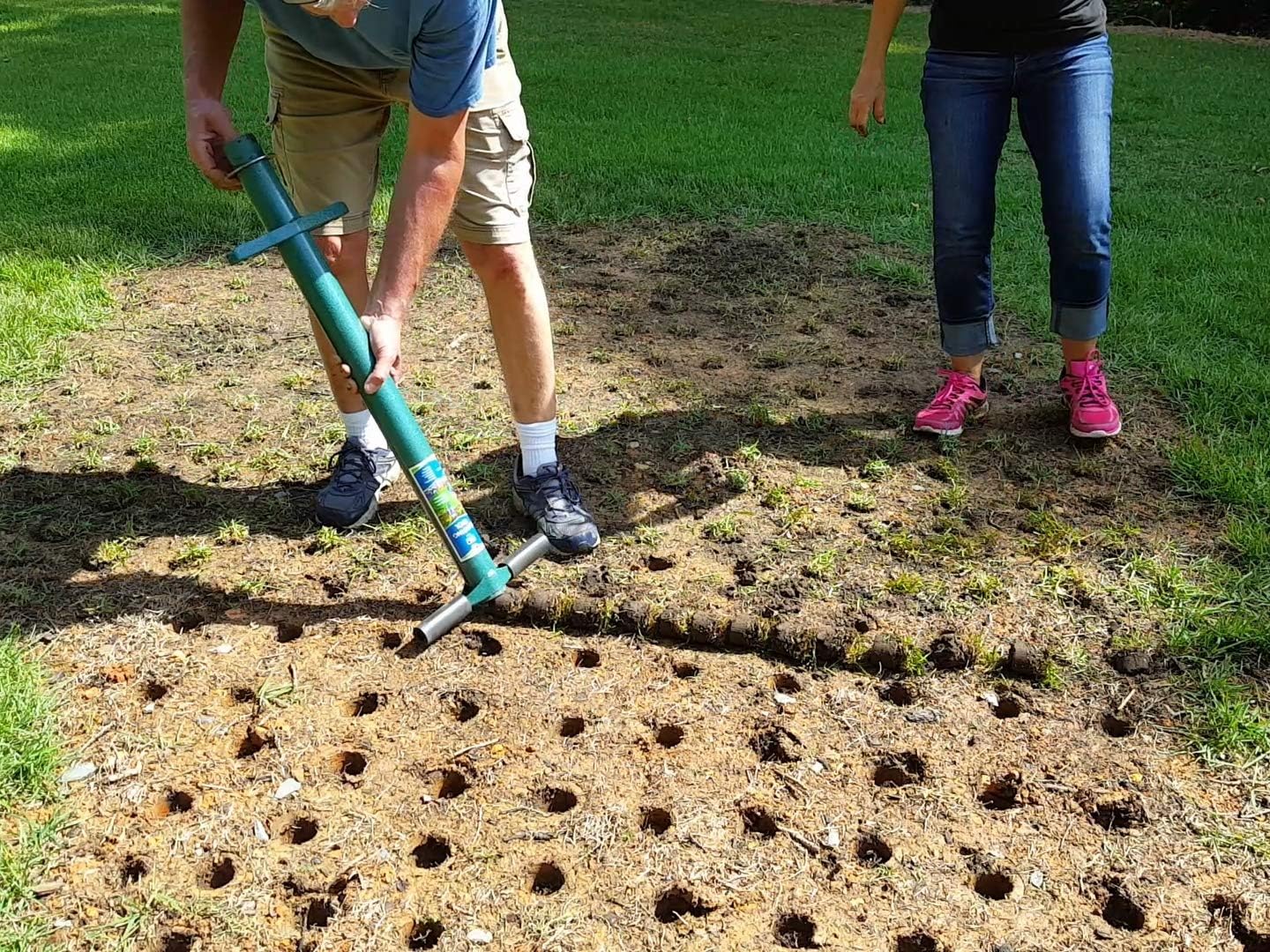 ProPlugger 5-in-1 Planting Tool - Sod Plugger, Bulb and Flower Planter