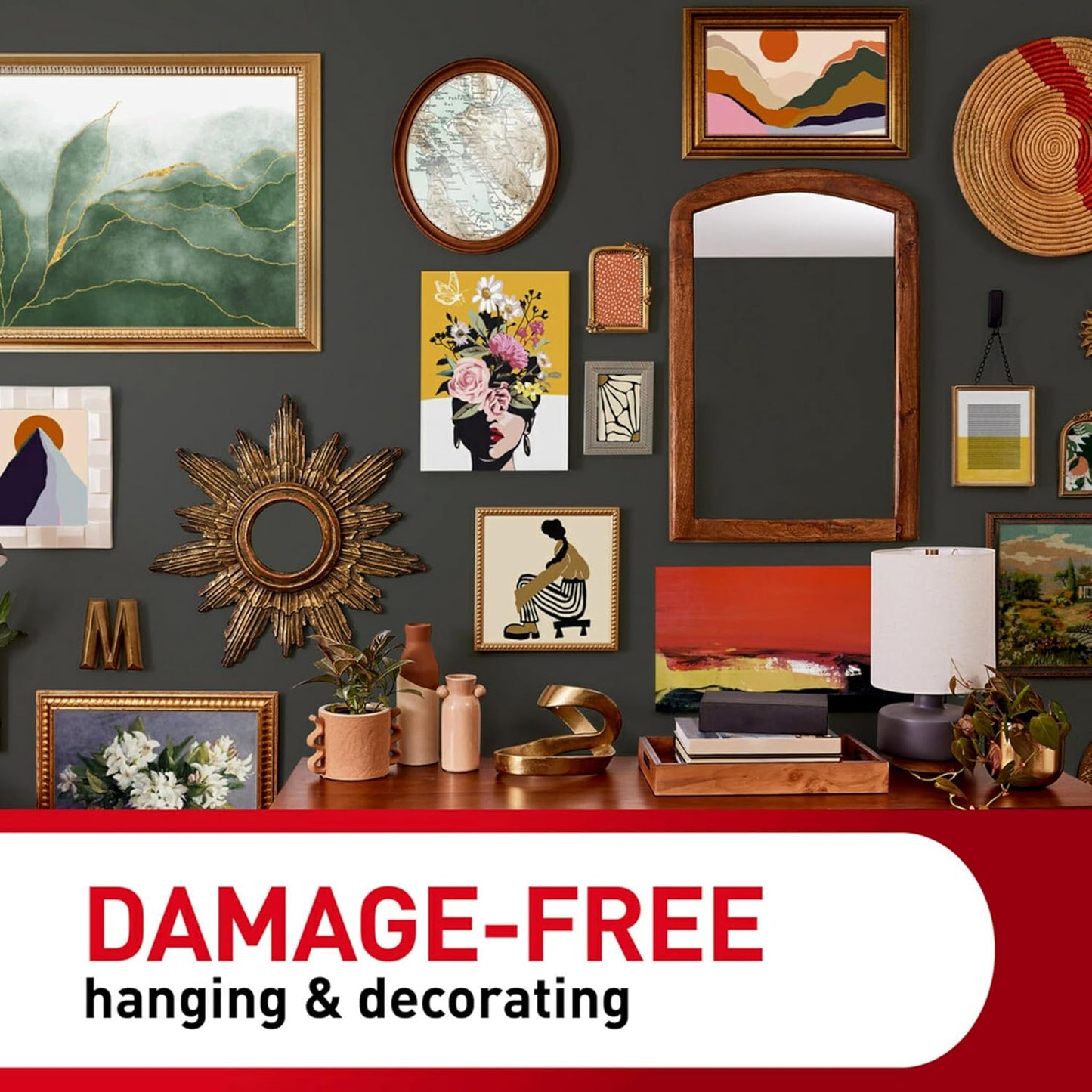 Command 15 lb Large Picture Hanging Strips 14 Pairs (28 Strips), Damage-Free Hanging Picture Hangers, No Tools Wall Hanger for Home Decor, White Adhesive