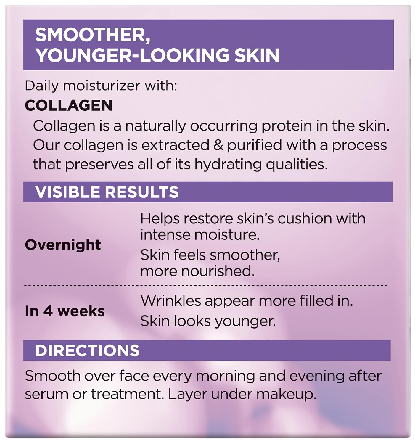 L’Oreal Paris Collagen Daily Face Moisturizer, Anti Aging Face Cream t