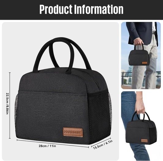 Lunch Bag Women/Men Lunch Box Women/Men (black)