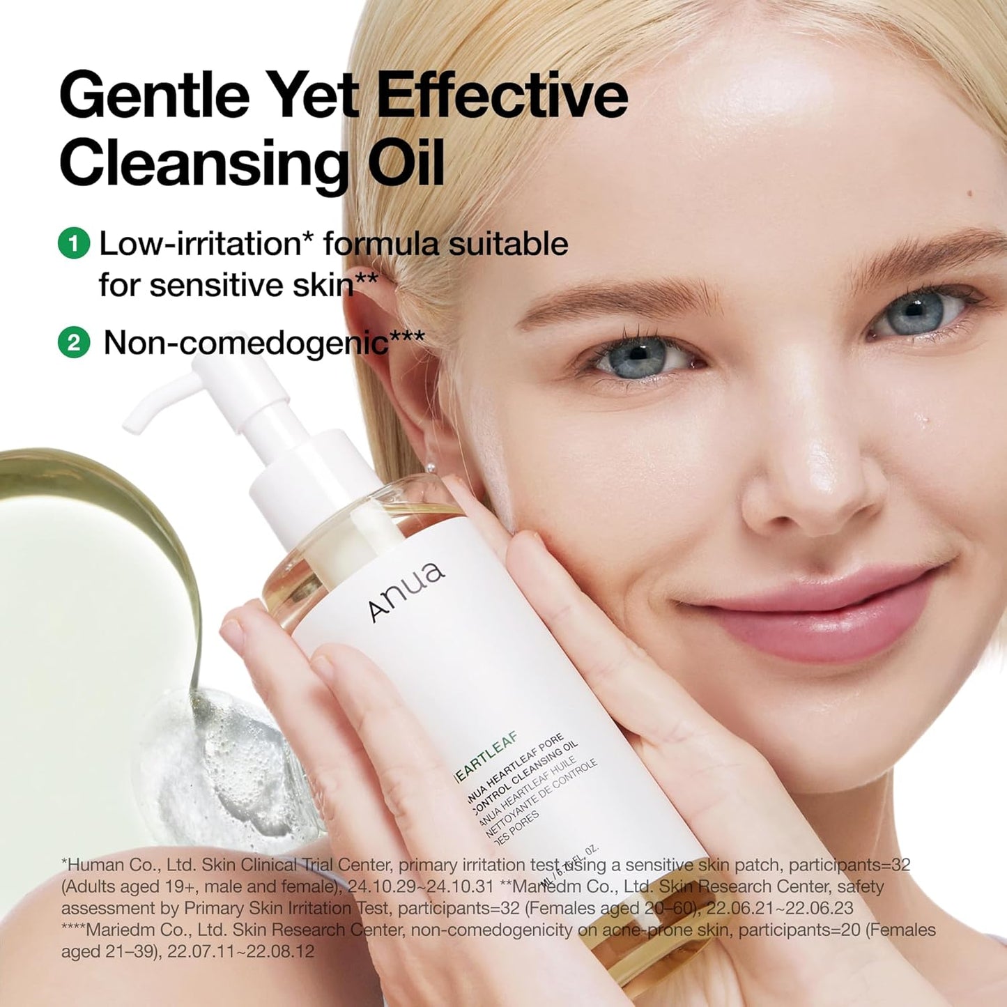 Anua Heartleaf Pore Control Cleansing Oil, Pore Cleanser, Sebum Care, 