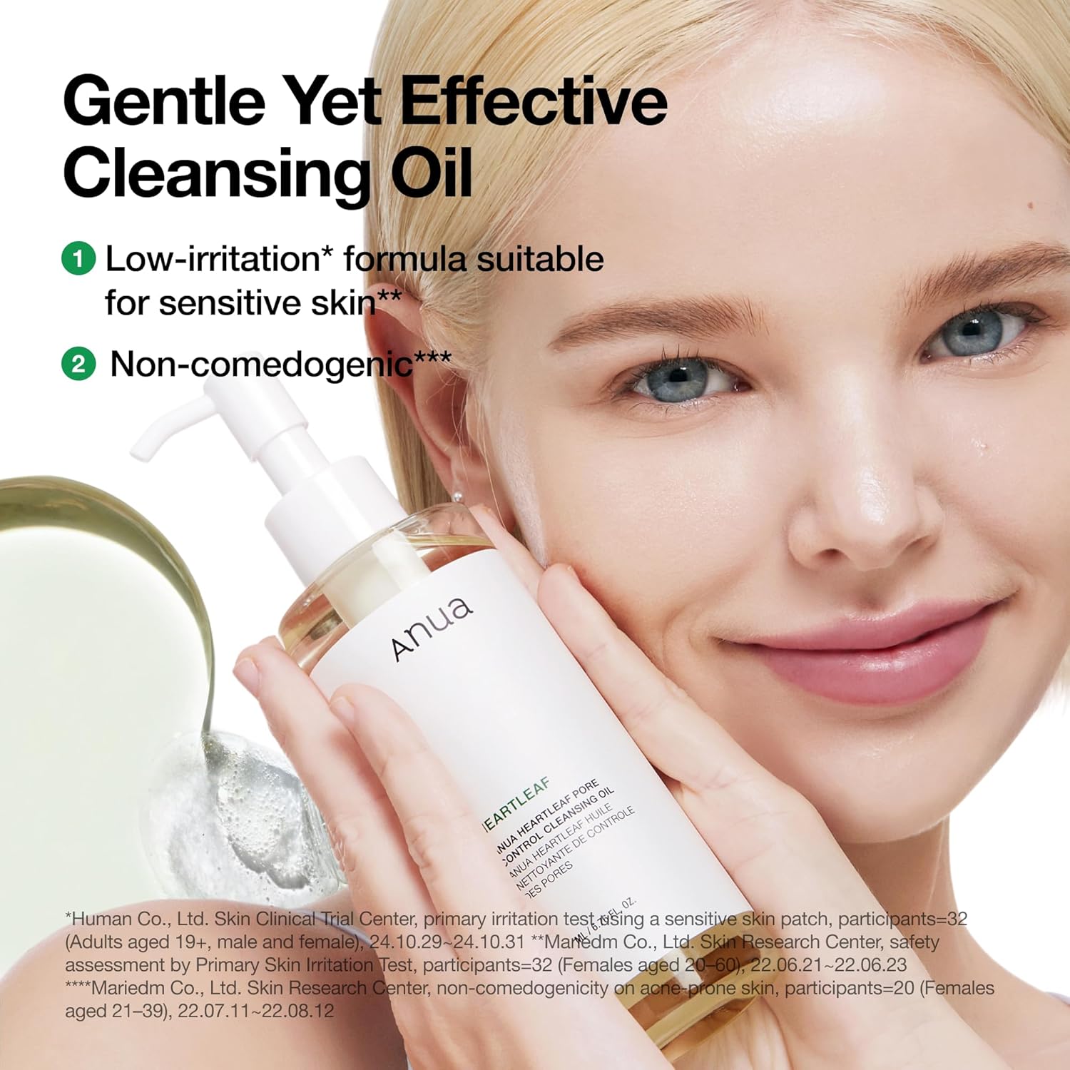 Anua Heartleaf Pore Control Cleansing Oil, Pore Cleanser, Sebum Care, 