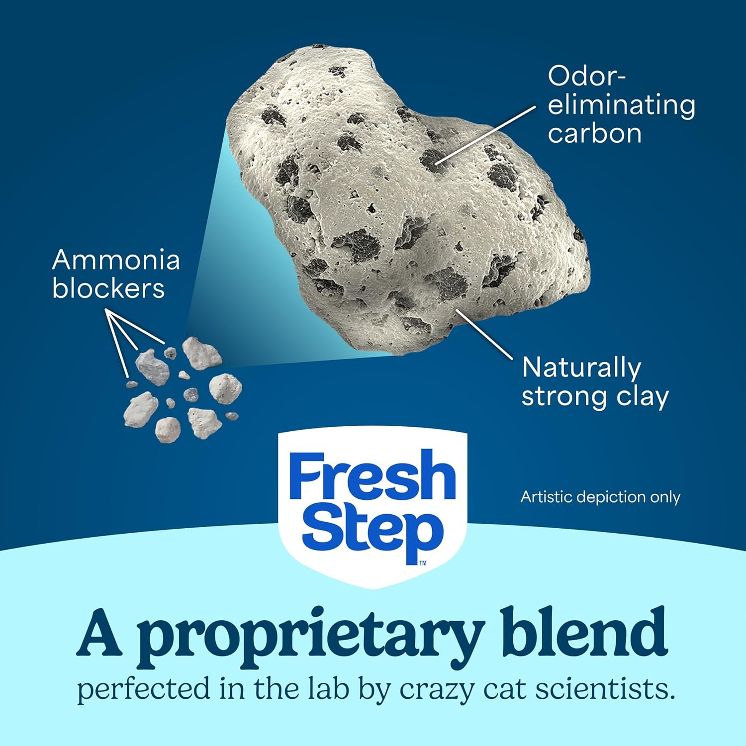 Fresh Step Advanced Clean Paws Multi Cat Clumping Cat Litter with Febr