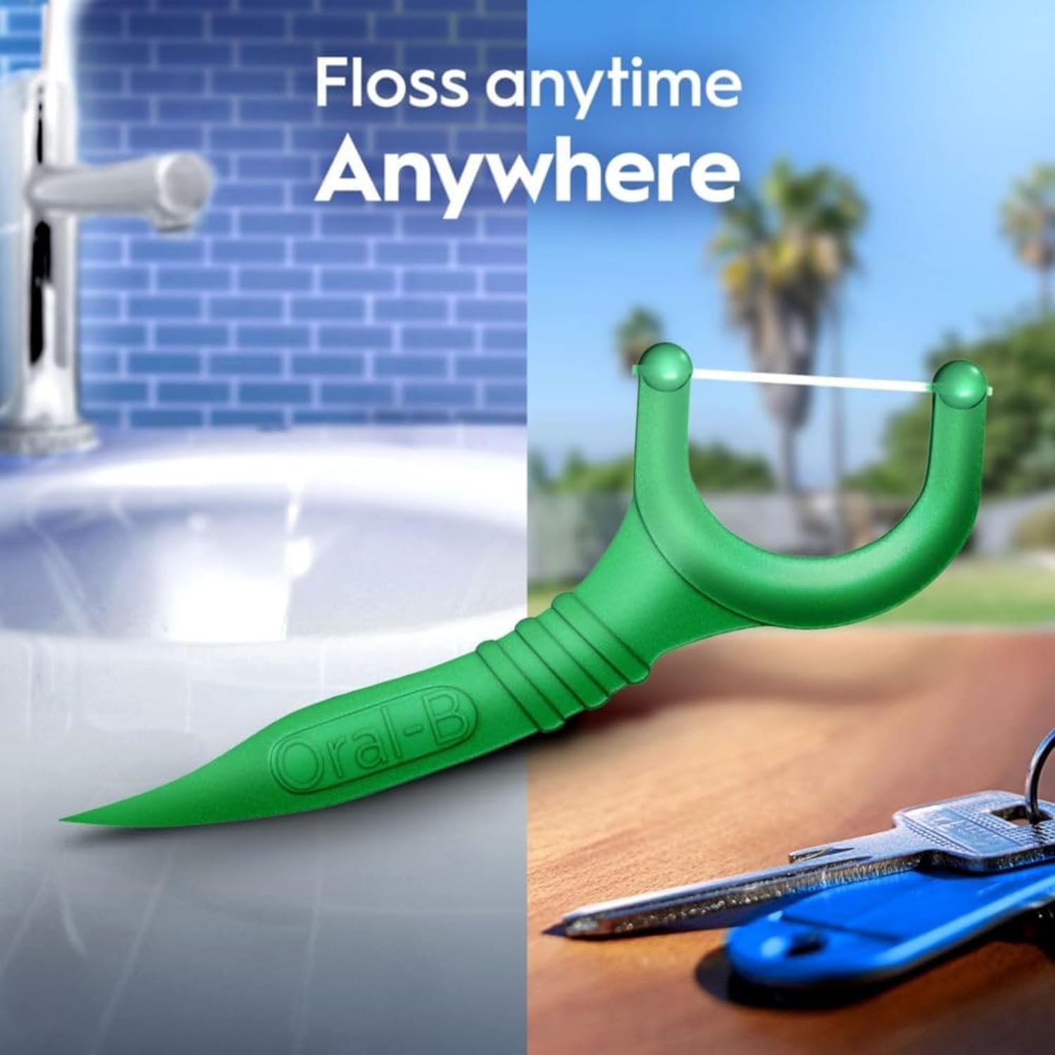Oral-B Glide Complete Floss Picks, Dental Floss Picks, Scope Outlast, 