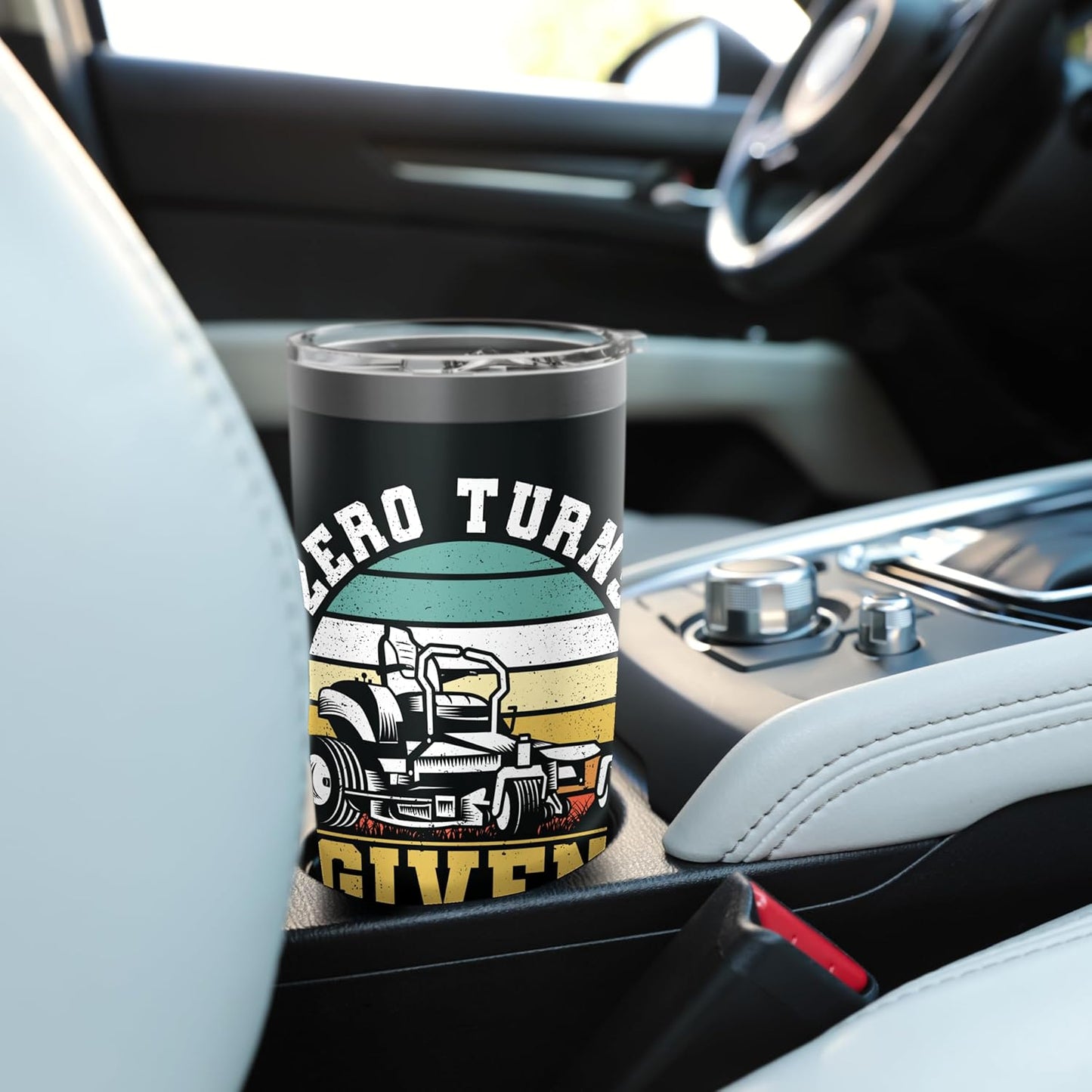 Zero Turns Given Funny Mowing Zero Turn Lawn Mower Stainless Steel Insulated Tumbler