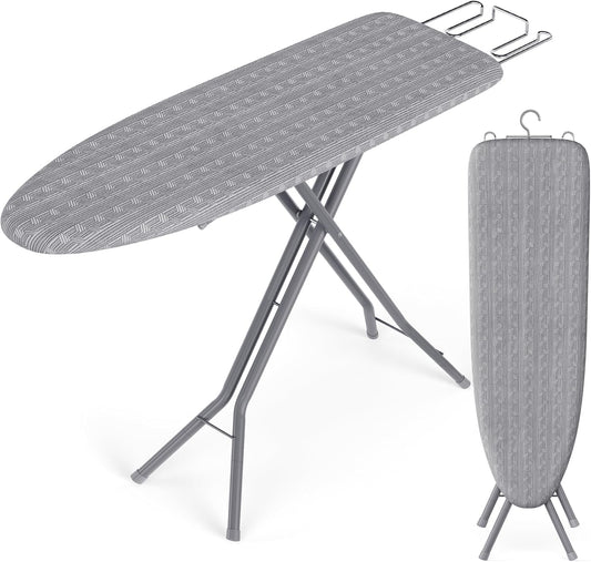 SONGMICS Ironing Board, Foldable Iron Board, Height Adjustable up to 3