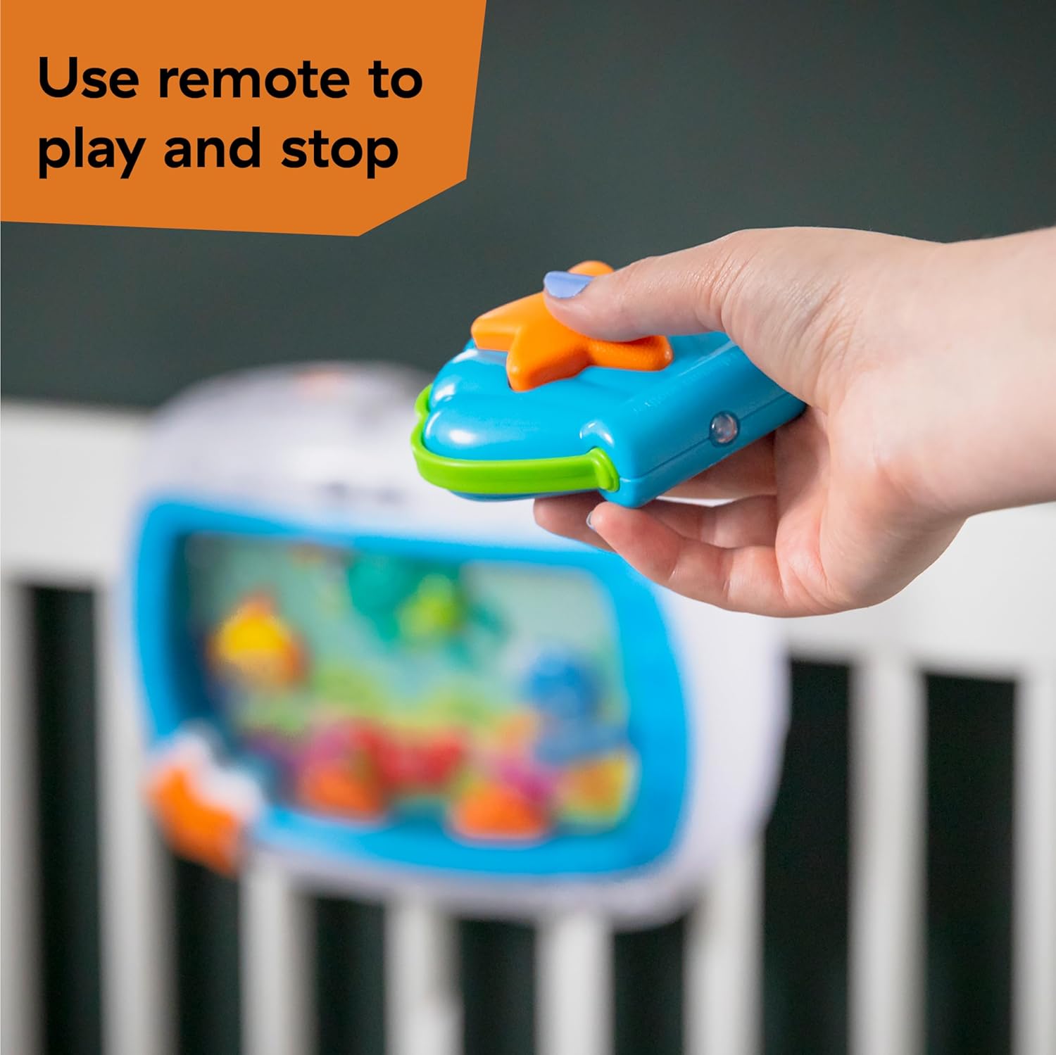 Baby Einstein Sea Dreams Soother Musical Crib Toy and Sound Machine, N