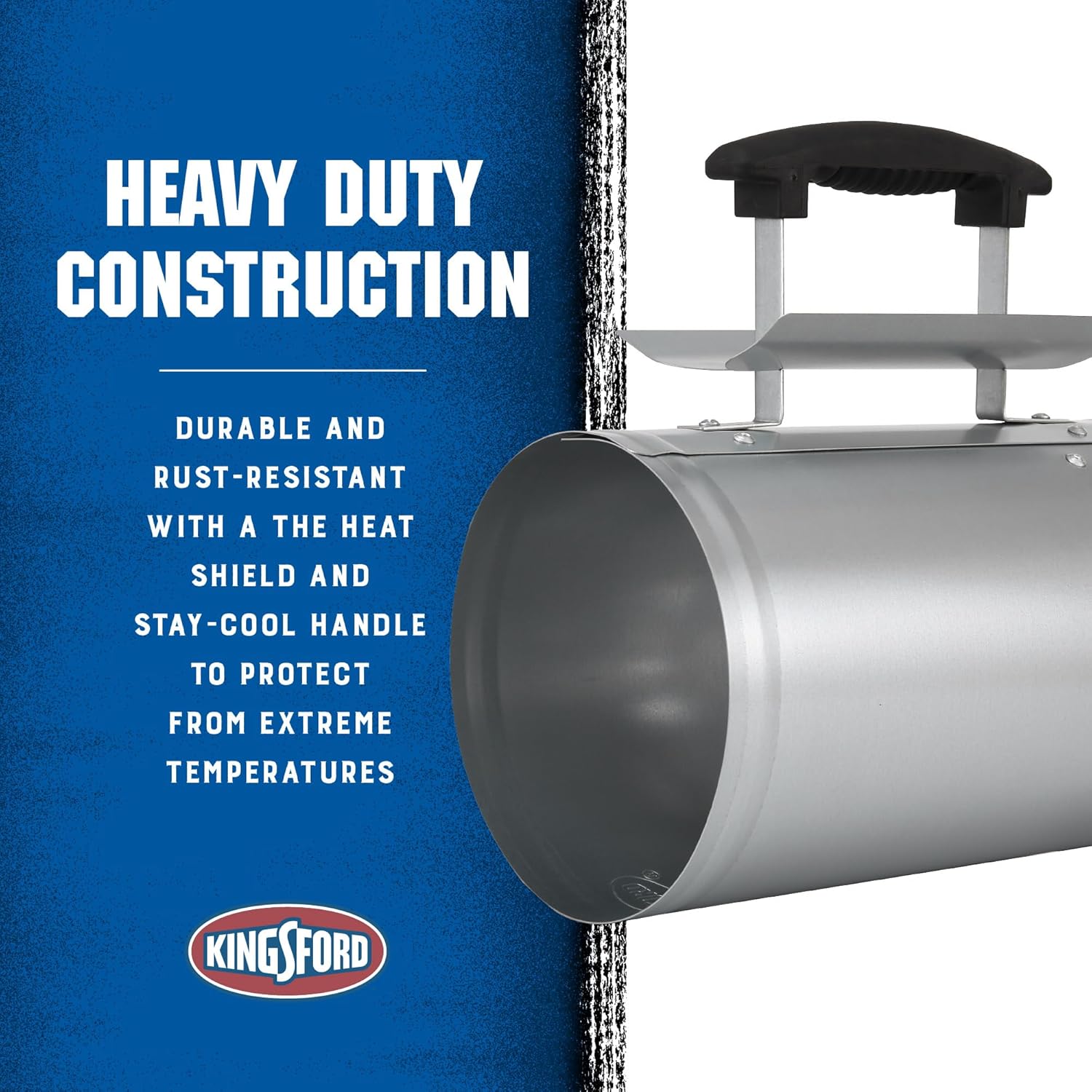 KINGSFORD Heavy Duty Deluxe Charcoal Chimney Starter, Large Capacity Z