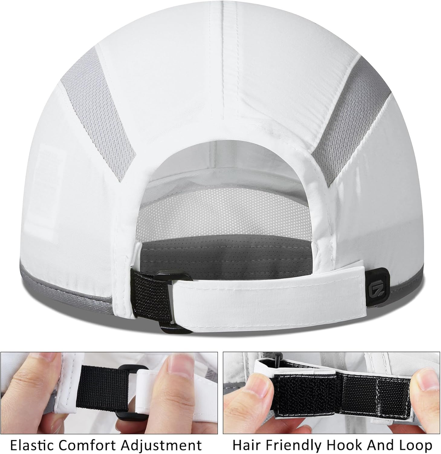 GADIEMKENSD Reflective Folding Outdoor Hat Unstructured Design UPF 50+