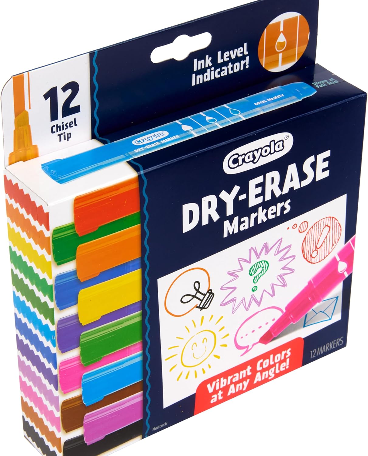 Crayola Take Note Dry Erase Markers for School (12ct) Essential Easter