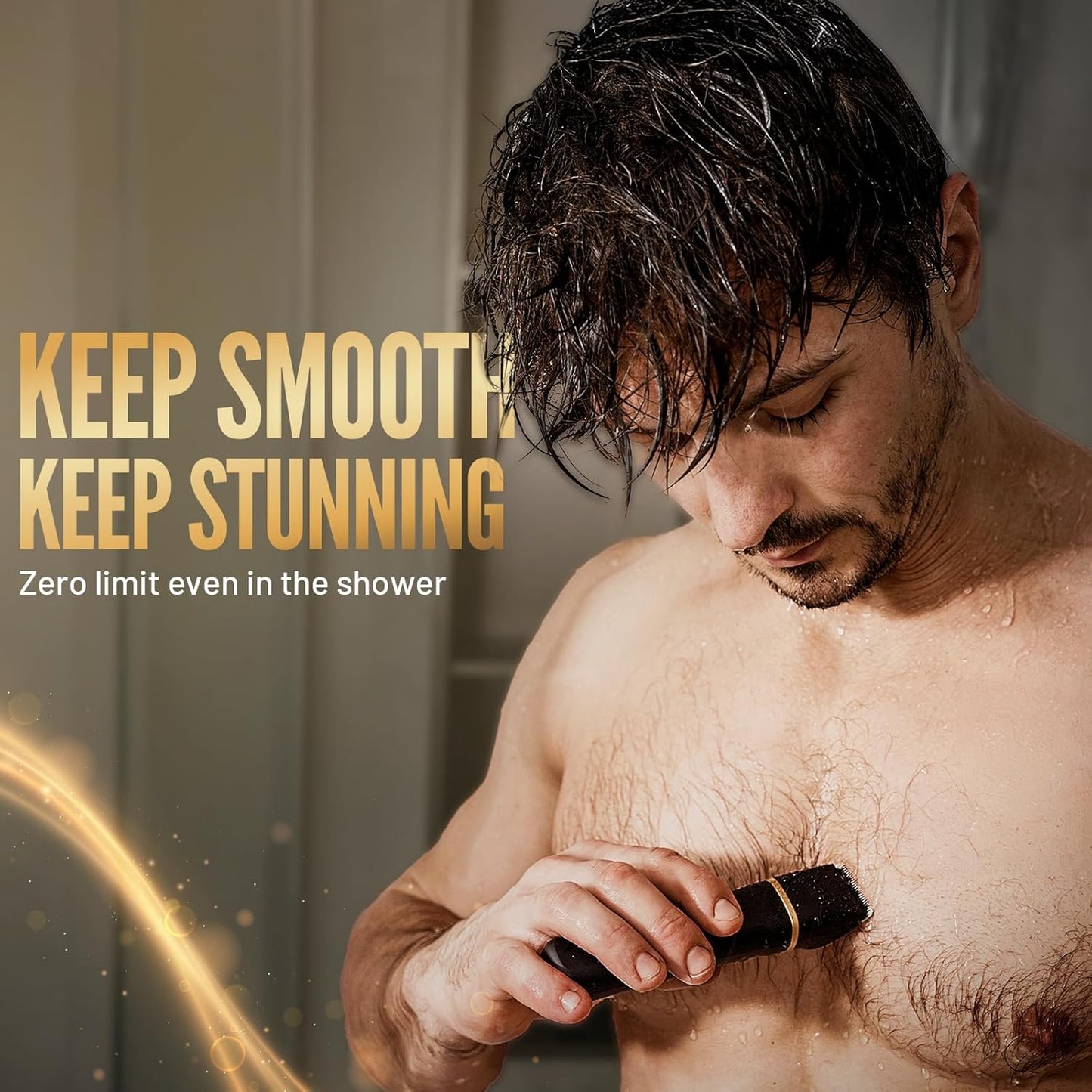 Electric Razor for Men, IPX7 Waterproof Versatile Shaver for Temple, G