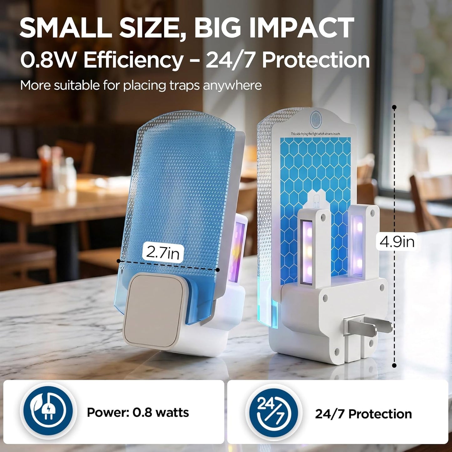 2 Flying Insect Traps+10 Refill Cartridges, 2026 2nd Gen, Fruit Fly Tr