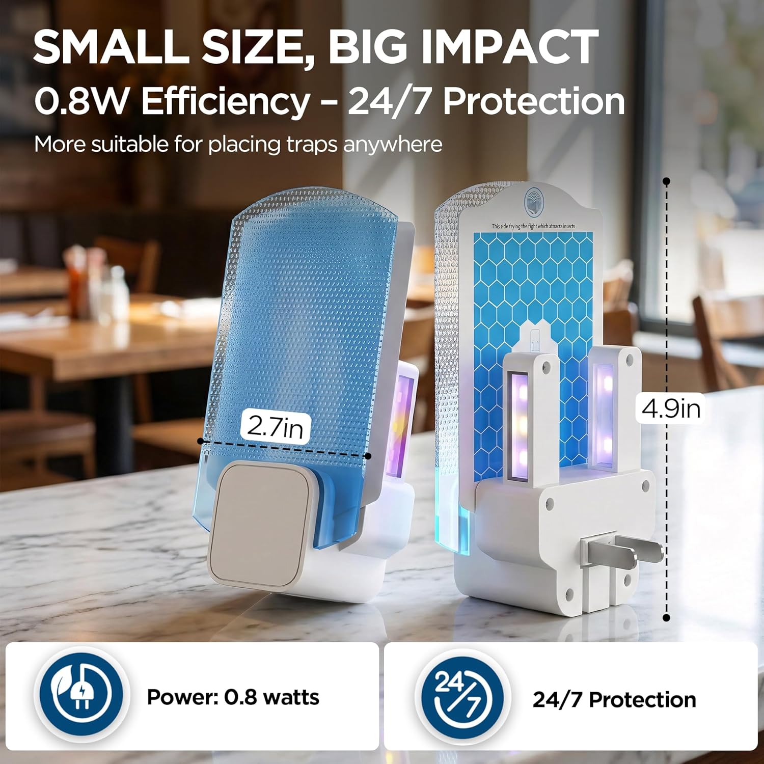 2 Flying Insect Traps+10 Refill Cartridges, 2026 2nd Gen, Fruit Fly Tr